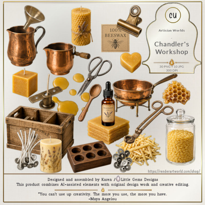 (image for) Artisan Worlds | CU | Theme Kit | Chandler's Workshop 01
